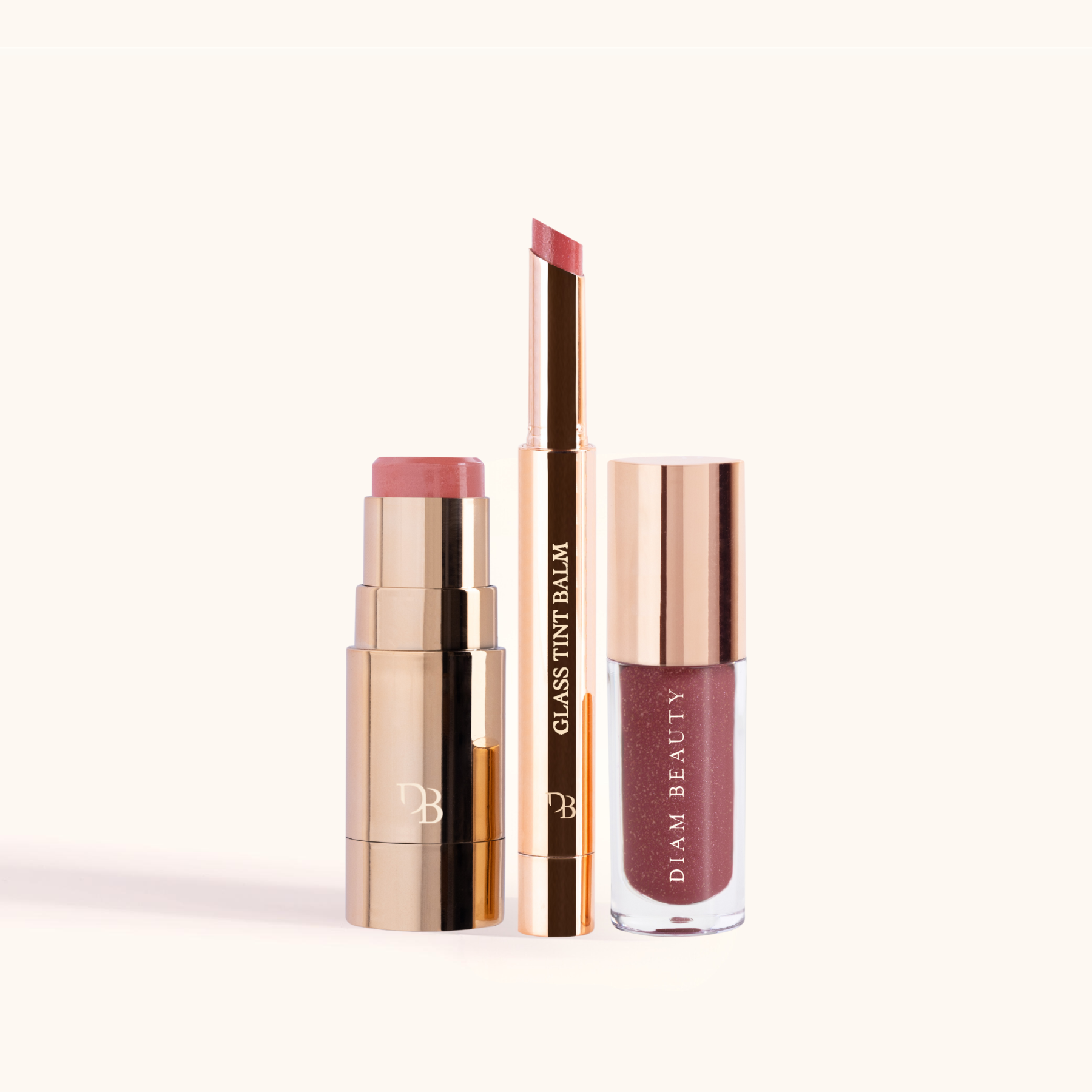 Festive Glam - All Over You Multistick, Love Potion Lip Oil & Glass Tint Balm