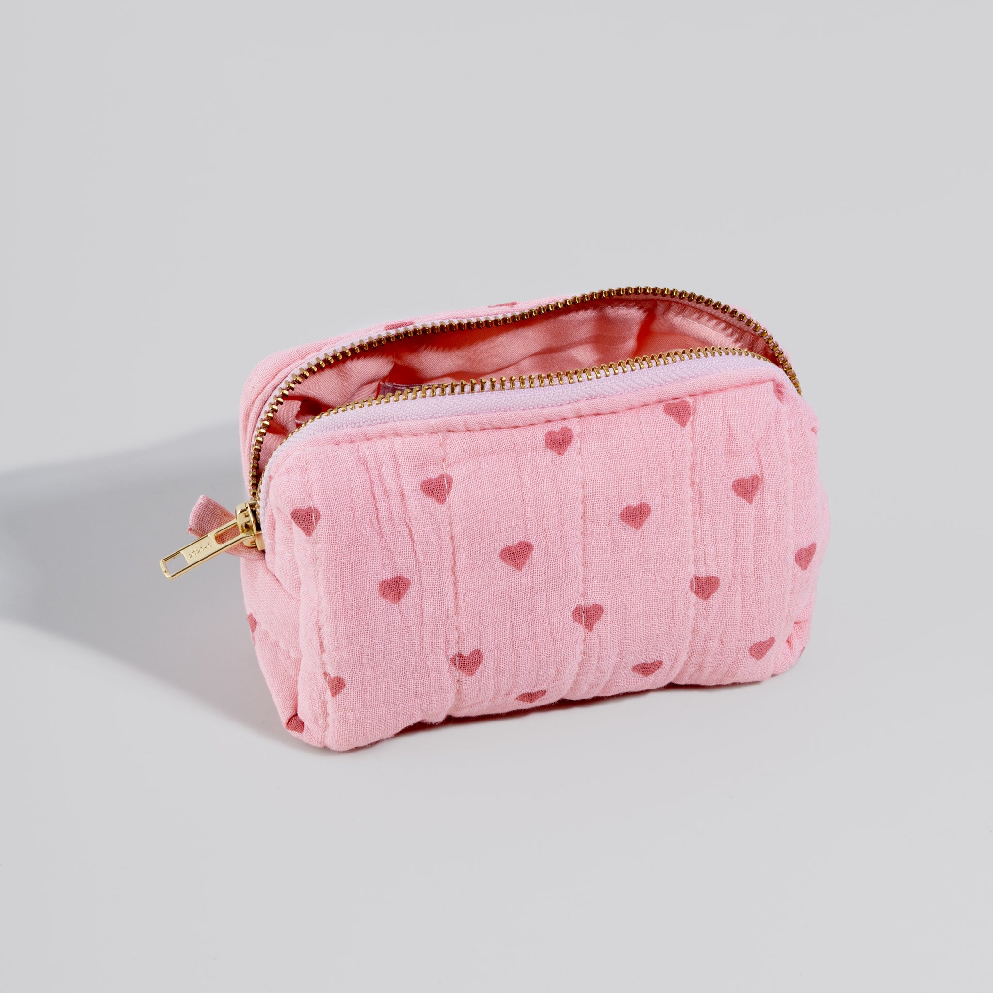 Pink Mini Pouch Mini Hearts All Over Pouch (Pink) – Diam Beauty Store